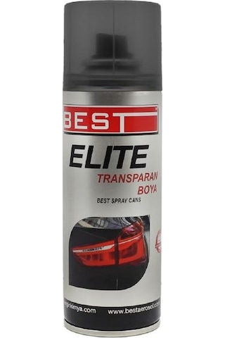 Best Elite Transparan Far Boyası Siyah 200 ML