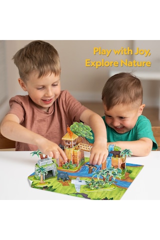 National Geographic Kids Orman Hayvanları Oyun Seti 3d Puzzle Ds1077h