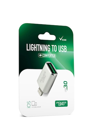 Powerway Lightning to USB 3.0 Çevirici
