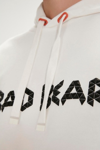Bad Bear 3d Bad Erkek Beyaz Uzun Kol Sweatshirt 230212001-WHT Beyaz
