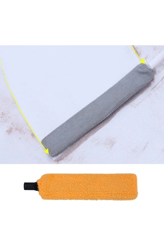 Saplı Mikrofiber Başlıklı Girintili Yüzey Temizleme Mopu Toz Alma Fırçası Crchmgo Diğer