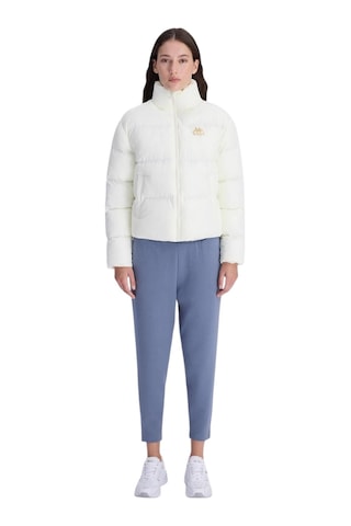 Kappa Authentic Arya Kadın Beyaz Regular Fit Şişme Mont Beyaz