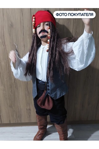 Riota Pirat Karnaval Peruk 211402380 Siyah