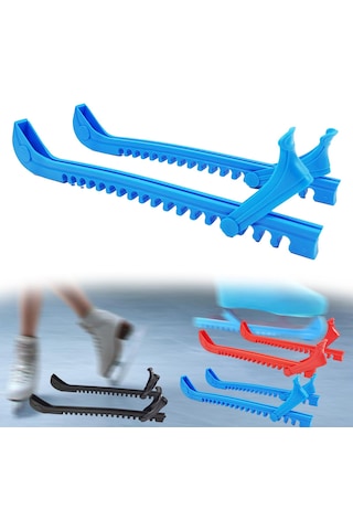 Dolıty 2 Parça Buz Pateni Muhafızları Evrensel Artistik Mavi Mavi