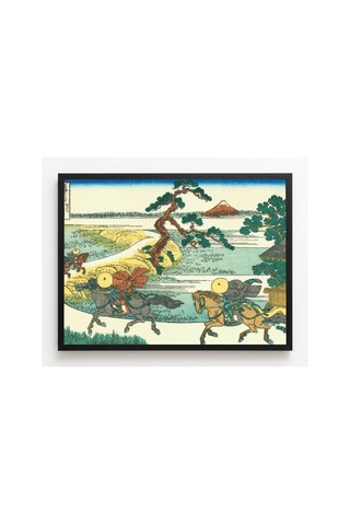 Hokusai Sumida Nehri Kıyısında Sekiya Köyü Çerçevesiz Poster 30x42 Cm A3 Tablo Japon Sanatı