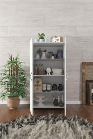 Kzy 110 Cm Ayakkabı Dolabı beyaz