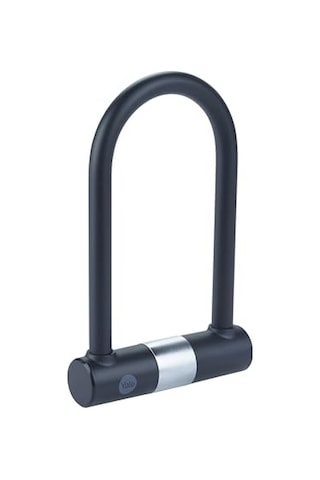 Yale Essential Güvenlikli U Kilit, Yul0/18/192/2, 250 Mm, Sertleştirilmiş Çelik, 2 Anahtar Dahildir, Tuzlu Su Püskürtme Testinde 96 Saat Dayanıklılık, Bisiklete Monte Edilebilir Açık Gri