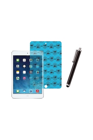 Apple Uyumlu iPad 5 Ve 6 Nesil Şeffaf Kılıf Cam Kalem Set Arka Kapak