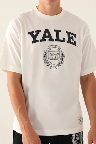 Yale Book Krem Erkek T-shirt 5274-42868 Krem