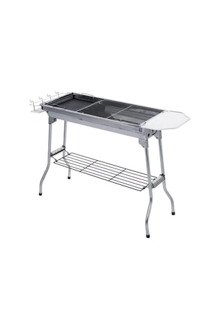 Portatif Katlanabilir Mangal - Madfox Grilmate Bbq - Silver - 547307 Diğer