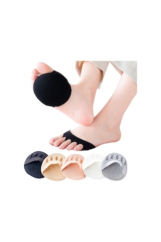 Maiyame Unisex Beş Parça Tam Kollu Ayak Parmak Çorabı - Ter Emici, Hava Geçirgen, Sürtünme Önleyici, İnce, Tek Renk, Bütün Bedenler J86 Çok Renkli