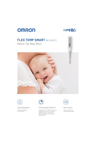 Omron OMRON Flex Temp Smart, Suya Dayanıklı Beden Tipi Ateş Ölçer