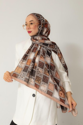 Mimiyum Soft Şal-zincir Leopar - Model 2 Çok Renkli