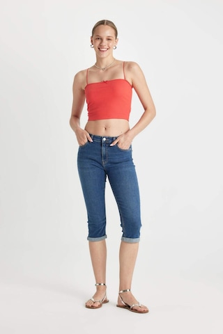 Defacto Normal Bel Jean Kapri B9168ax24smnm28 Mavi