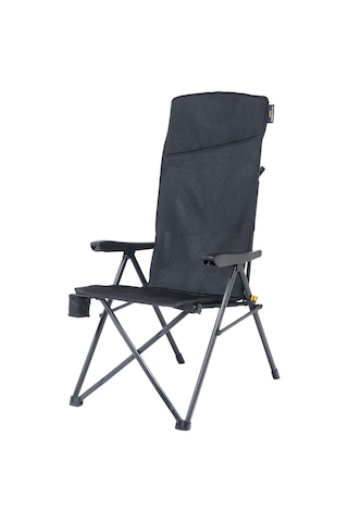 Justy Xl Comfort+ Black Edition 3 Pozisyonlu Konforlu Kamp Sandalyesi Siyah