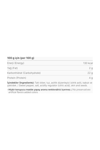 Nima Gurme Tatlı Biber Salçası 700 G
