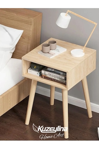 4'lü 49 Cm Doğal Ahşap Ayak Konik Masa-sandalye-tabure- Sehpa Ayağı Ahşap