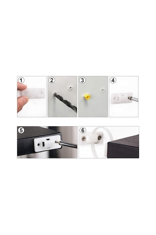 Evokids Mobilya Sabitleyici Aparat 4 Adet Çok Renkli