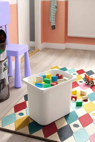 Ikea Beyaz Modern Saklama Kutusu 42x30x23 Cm Oyuncak Düzenleyici Çocuk Odası