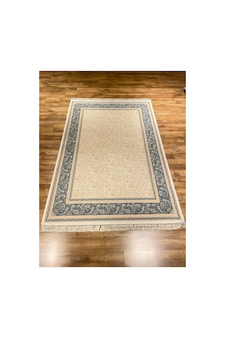 Velvet 562aa Mavi-krem Halı Çok Renkli