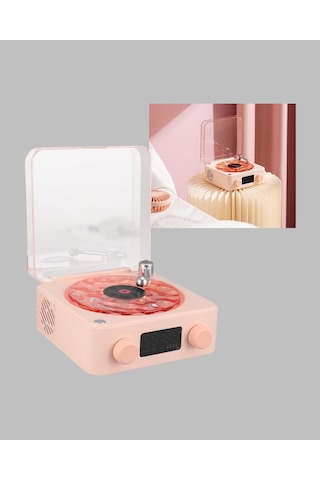 Retro Kristal Netliğinde Ses Gece Işıklı Retro Bluetooth Hoparlör Yeni Nesil