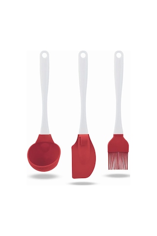 SİLİCOLİFE 3'LÜ SERVİS SETİ SİLİKON KEPÇE, BÜYÜK SPATULA, FIRÇA