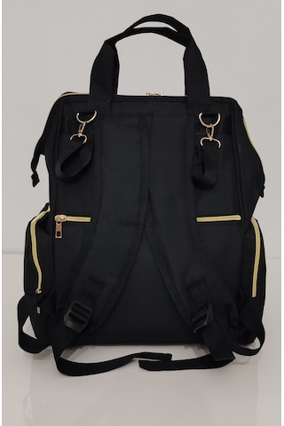 Bebek Bakım Çantası Organizatör Fonksiyonel Anne Bebek Bakım Sırt Çantası-syh Mers Gold Siyah