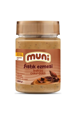 Muni Kakao Çekirdekli Fıstık Ezmesi 300 G