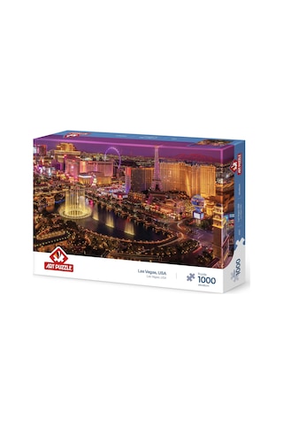 Art Puzzle Las Vegas, Usa 1000 Parça Puzzle