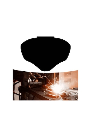 Trendooze Yüz Vizör Siyah Sağlam Lens Koruyucu Kaynak Kalkanı Hava Çalışmaları Bahçecilik Açık Dh