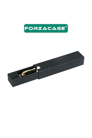 Besmele İşlemeli Kutulu Metal Roller Kalem Siyah Gold - Fc761