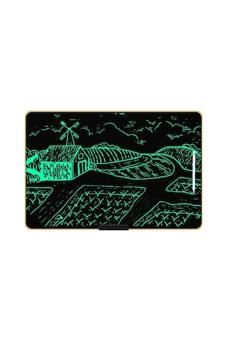 Yazı Tableti Xl Büyük Boy 21 İnç Lcd Çift Taraflı, Yetişkinler Ve 3+ Çocuklar İçin Yazı Tahtası, Çizim Yazma Karalama Tahtaları, Eğitim Öğrenme Aracı İçin Çizim Tahtası 46 X 30cm Xlb-21 124-Pembe