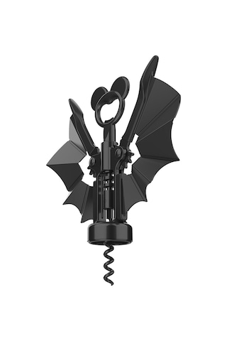 Kanatlı Yarasa Şarap Açacağı, 2'si 1 Arada Şarap Ve Bira Açacağı, Şişe Açacağı Siyah