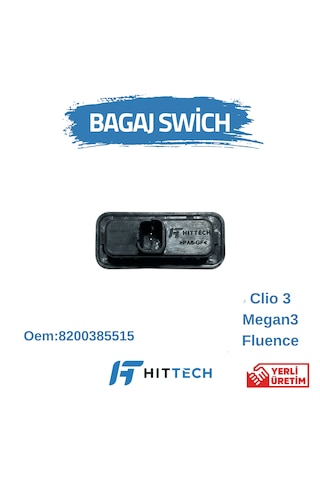 Renault Fluence Megan 3 Clio 3 Bagaj Açma Butonu Swich 1 Adet