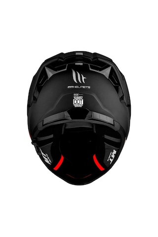 Mt Helmets Thunder 4 Sv Solıd A1 Şeffaf Vizör Motosiket Kaskı Mat Siyah