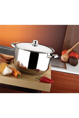 Gülsan Mega Derin Çelik Tencere 26 CM