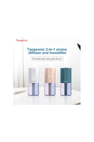 Monyee Tangsonic Tl-211 Beyaz Ultrasonik Aromaterapi Nemlendirici - Ev, Araba, Ofis İçin Taşınabilir 2-in-1 Koku Ve Nemleyici, 800mah Pil, Sessiz Çalışma