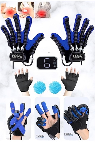 Robotik Egzersiz Eldiveni- Evde Ve Klinik Kullanıma Uygun Sol El