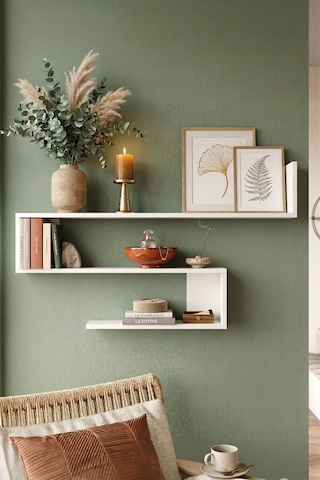 Yurudesign Shelf R10 Modern Duvar Rafı Kitaplık