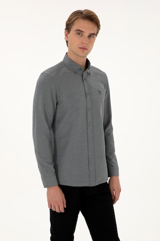 U.s. Polo Assn. Erkek Antrasit Gömlek Basic 50316723-vr006 Antrasit