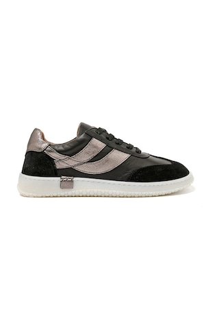 Sneaker Günlük Kadın Rc-25y-055-m2004 John May Siyah Süet-siyah Cilt-siyah Rugan Siyah Süet-siyah Cilt-siyah Rugan Siyah