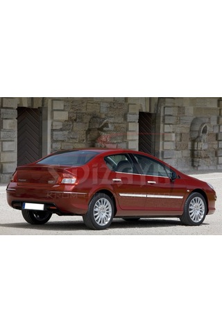 S-Dizayn  Peugeot 407 Krom Yan Kapı Çıtası 4 Prç 2004-2010