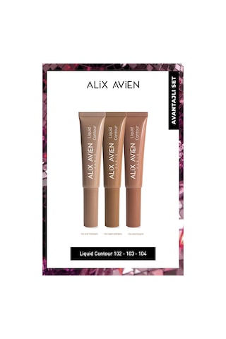 E Vitaminli Nemlendirici Etkili Kremsi 3'lü Likit Kontür Seti - Liquid Contour Set