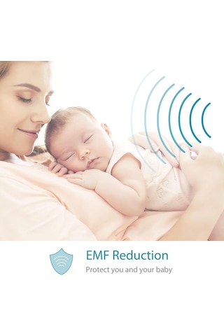 Moonybaby 5" Hd Düşük Emf Kablosuz Bebek Monitörü, Kameralı Ve Sesli
