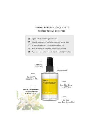 Kundal Ylang Ylang Pure Moist Body Mist 128 ML