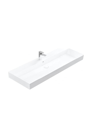 Lucco Stance 100 CM Konsollu Dikdörtgen Lavabo Beyaz