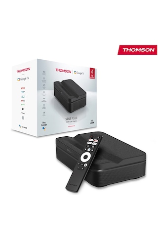 Thomson Sirius Laser Fhd 4k Destekli 100" Dahili Bataryalı Taşınabilir Projeksiyon Cihazı Google Tv Sertifikalı 600 Ansı Lumen - Pg55b