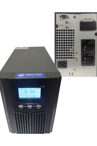 Enerjitem 1 Kva Ups,220,230,240 V,2 Tane 7 Ah Akülü