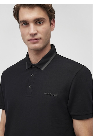 Mavi Siyah Erkek Polo Yaka T-shirt M0611829-900 SIYAH