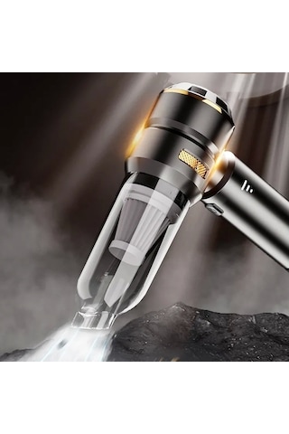 Tongxida Ahv-02 2in1 15000pa 3 Kademeli Vakumlu Üflemeli Araç Süpürgesi, Kırmızı